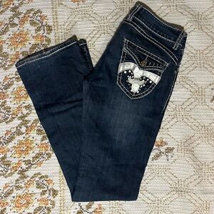 Liuce’s Dark Blue Women's Jeans